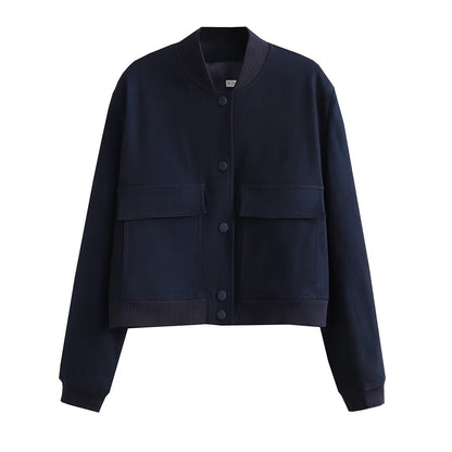 Women's Maven Cropped Bomber Jacket 8