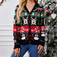 Women's Merry Xmas Holiday Knitted Cardigan Sweater 1