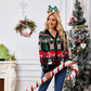 Women's Merry Xmas Holiday Knitted Cardigan Sweater 6