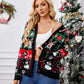 Women's Merry Xmas Holiday Knitted Cardigan Sweater 7