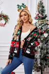Women's Merry Xmas Holiday Knitted Cardigan Sweater 7