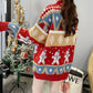 Women's Onesize Loose Oversized Christmas Sweater 3