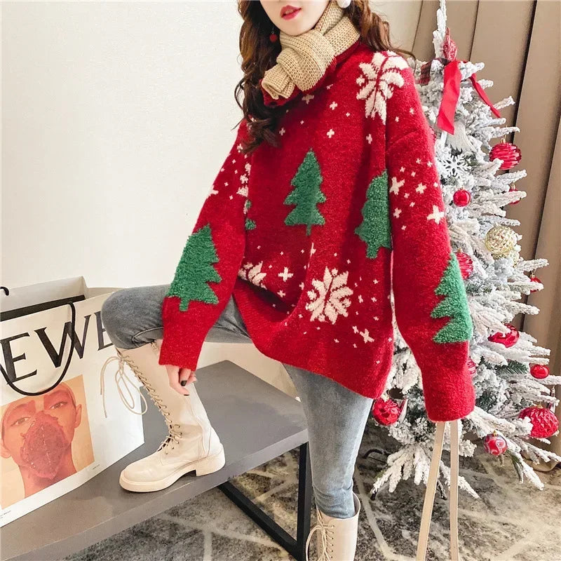 Women's Oversized Christmas Sweater 1