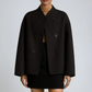 Women's Oversized Double-Breasted Coat 0