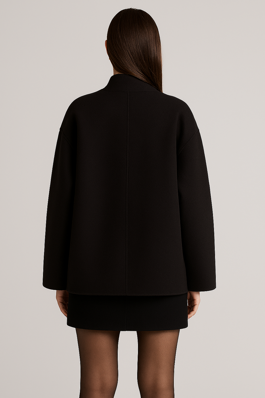 Women's Oversized Double-Breasted Coat 1