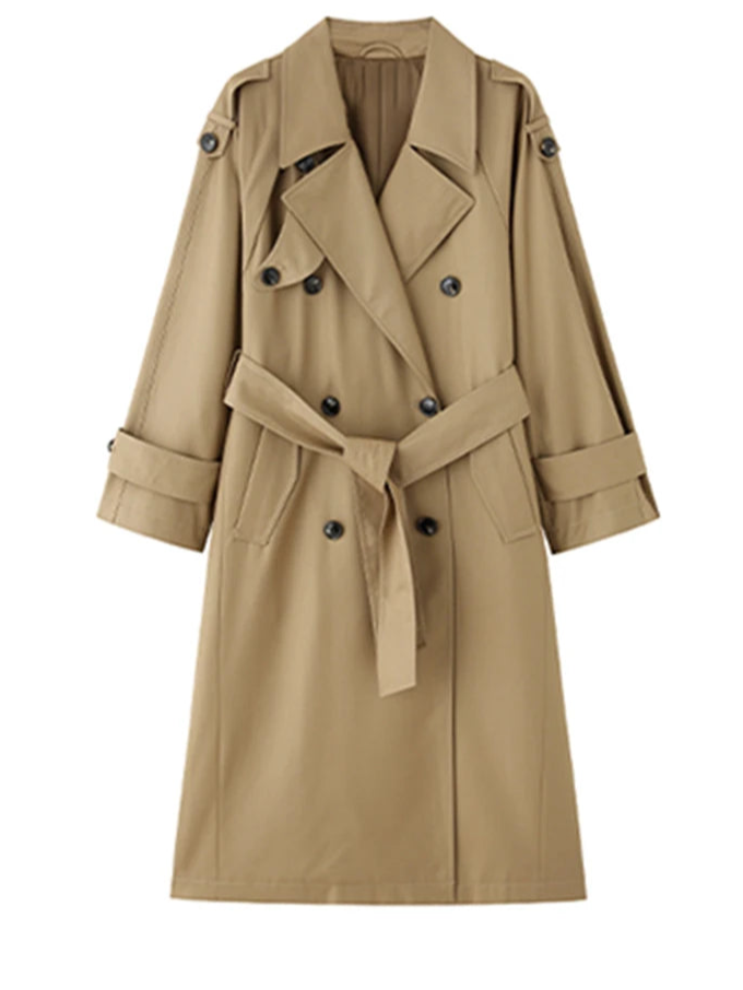 Women's Oversized Long Trench Coat 3