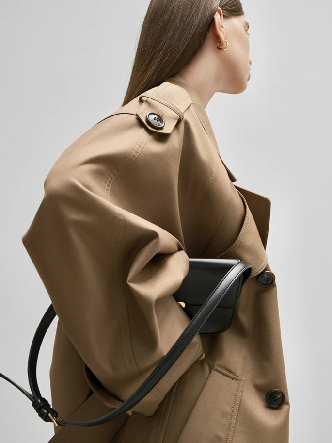 Women's Oversized Long Trench Coat 5