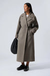 Women's Oversized Long Wool Coat 0