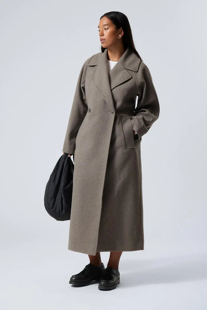 Women's Oversized Long Wool Coat 0