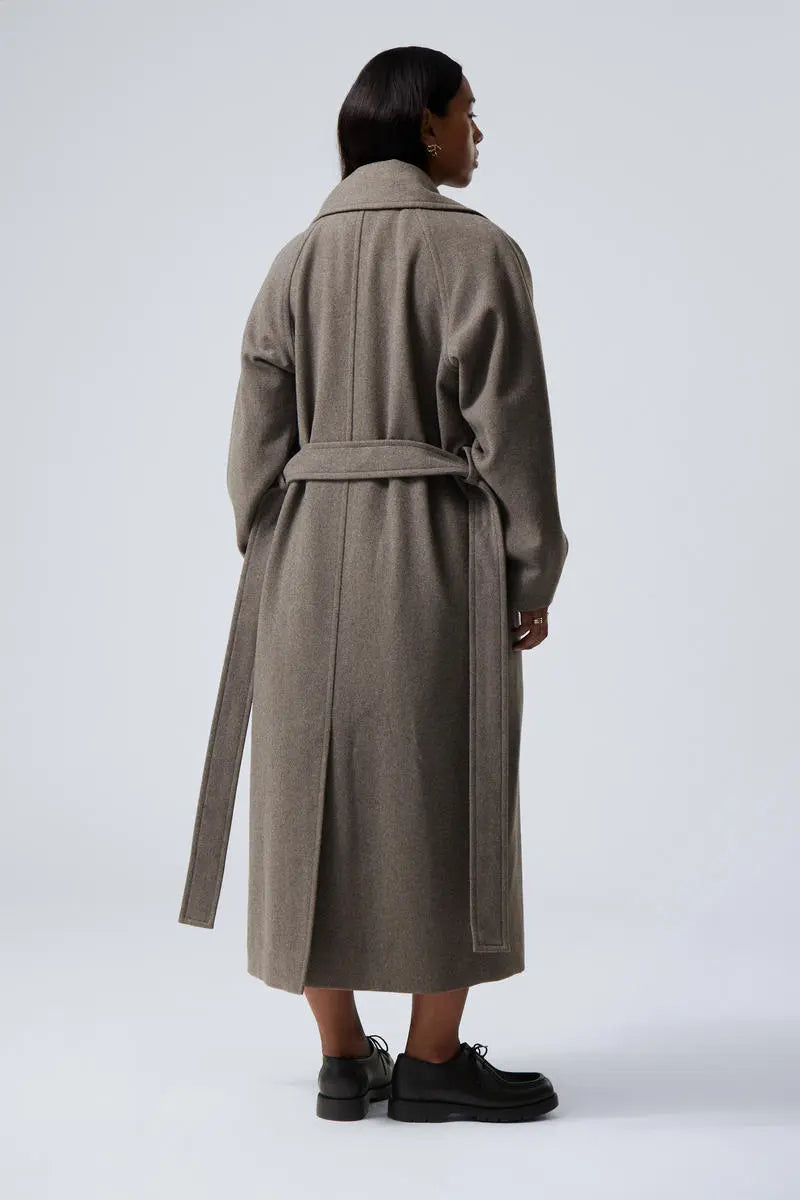 Women's Oversized Long Wool Coat 2