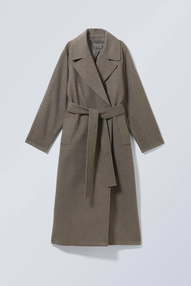 Women's Oversized Long Wool Coat 4