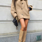 Women's Oversized Wool-Blend Coat with Button Closure 4