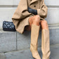 Women's Oversized Wool-Blend Coat with Button Closure 5
