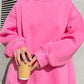 Women's Oversized sweatshirt with round neck 1