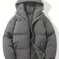 Women's Padded Winter Puffer Jacket with Hood 10