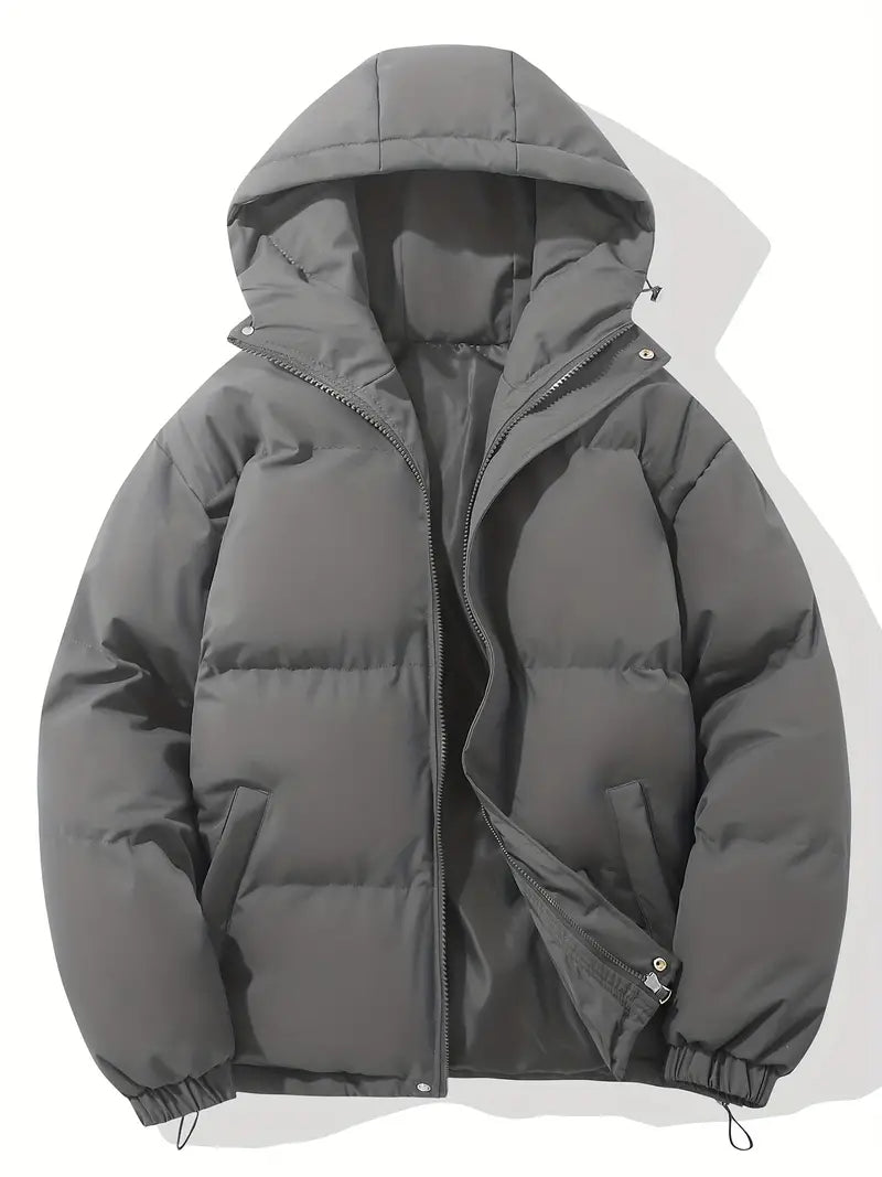 Women's Padded Winter Puffer Jacket with Hood 10
