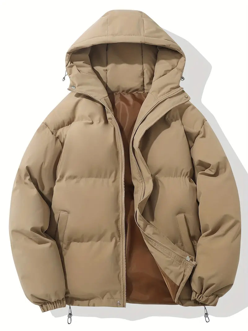 Women's Padded Winter Puffer Jacket with Hood 12