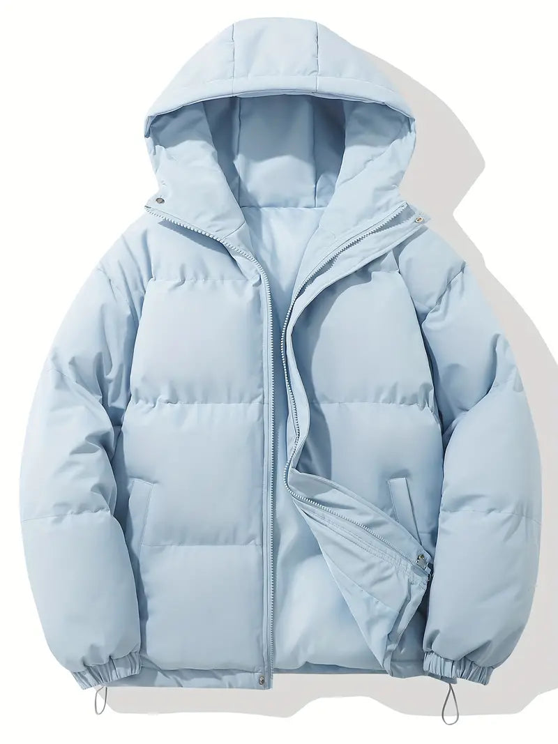 Women's Padded Winter Puffer Jacket with Hood 13