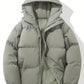 Women's Padded Winter Puffer Jacket with Hood 14