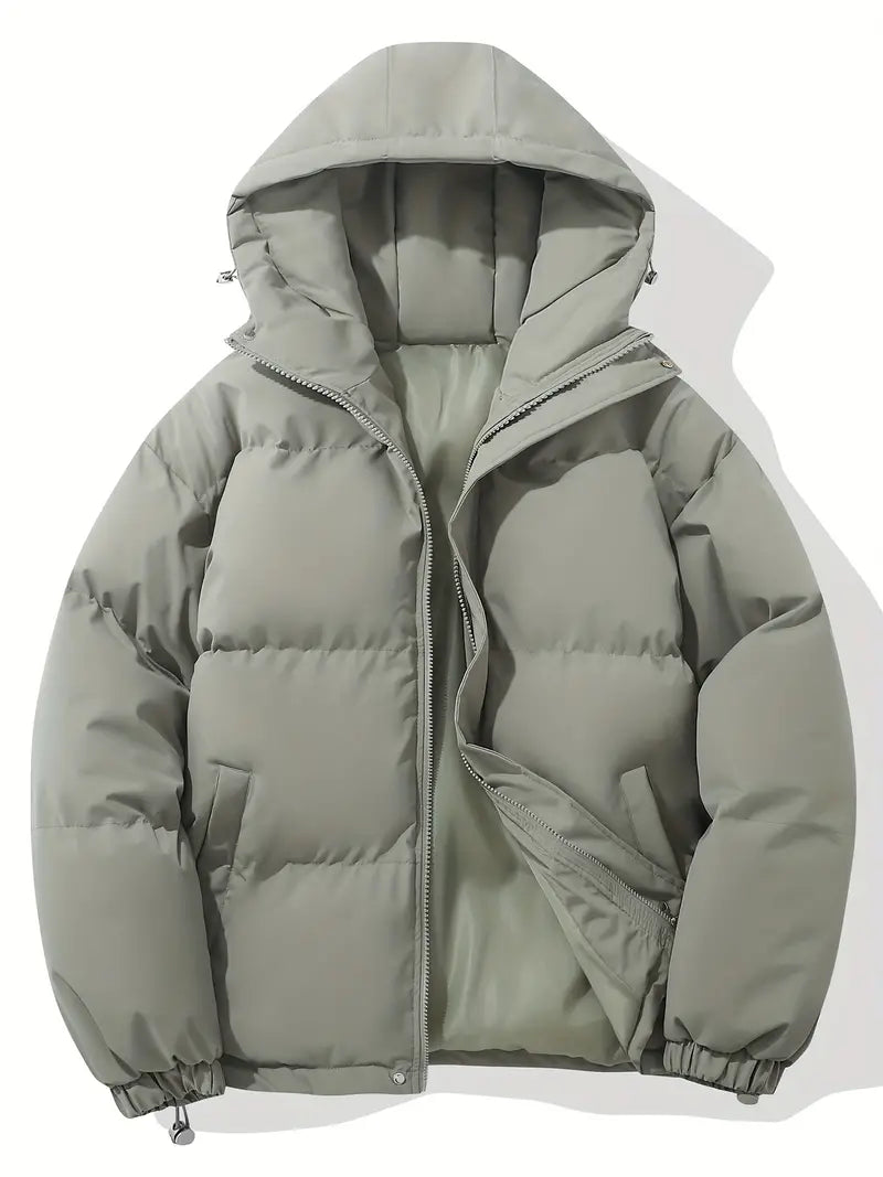 Women's Padded Winter Puffer Jacket with Hood 14