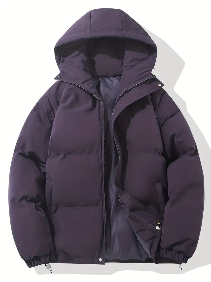 Women's Padded Winter Puffer Jacket with Hood 15
