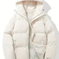 Women's Padded Winter Puffer Jacket with Hood 9
