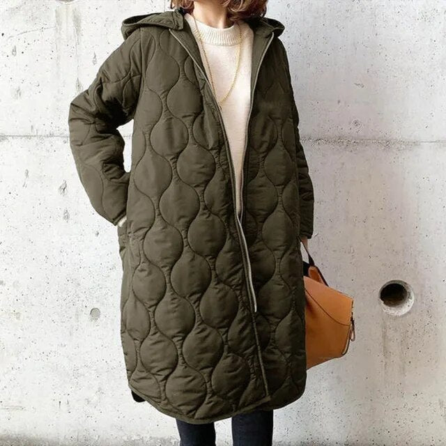 Women's Quilted Padded Oversized Jacket 2