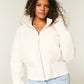 Women's Quilted Winter Jacket with Removable Hood 0
