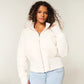 Women's Quilted Winter Jacket with Removable Hood 1