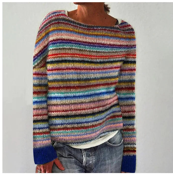 Women's Retro Knitted Sweater 0