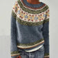 Women's Retro Knitted Sweater 4