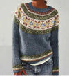 Women's Retro Knitted Sweater 4