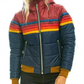 Women's Retro Striped Padded Puffer Jacket 7