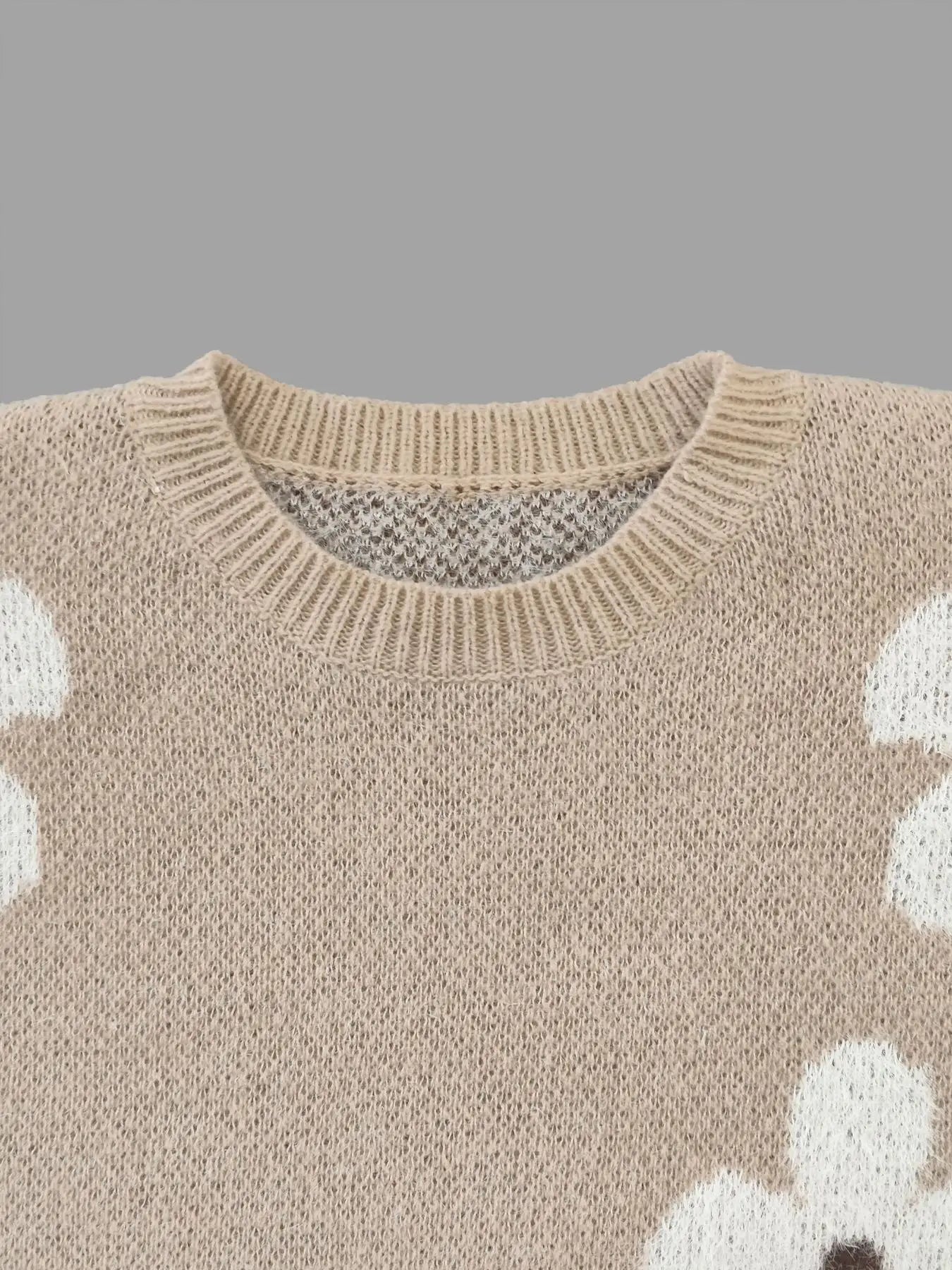 Women's Round Neck Knit Sweater 6
