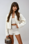 Women's Sadie Boucle Cropped Jacket 0