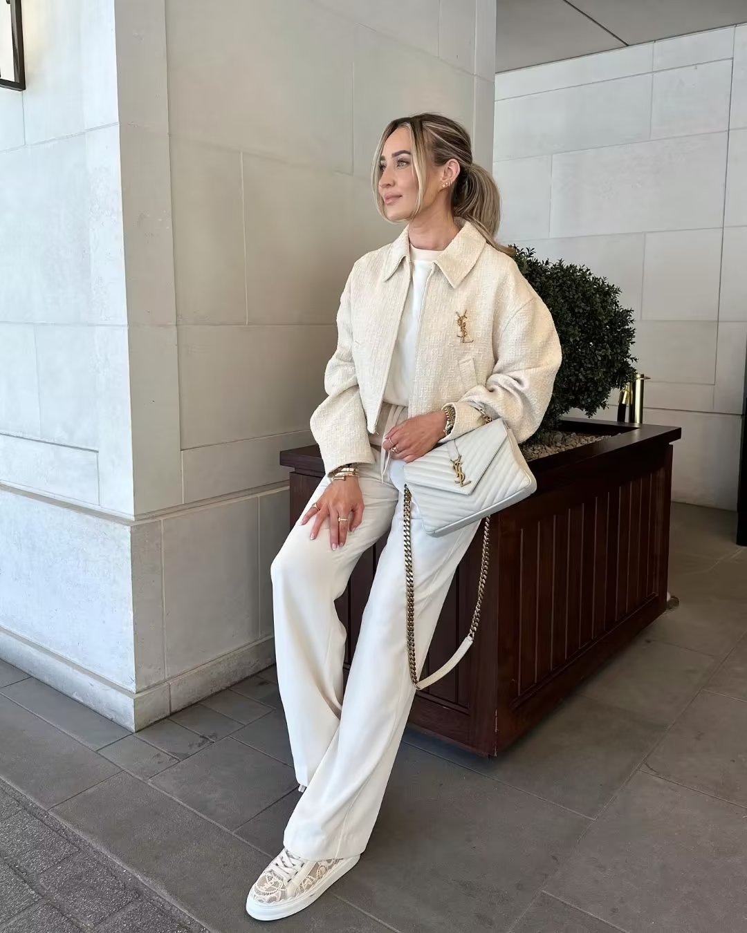 Women's Sadie Boucle Cropped Jacket 3