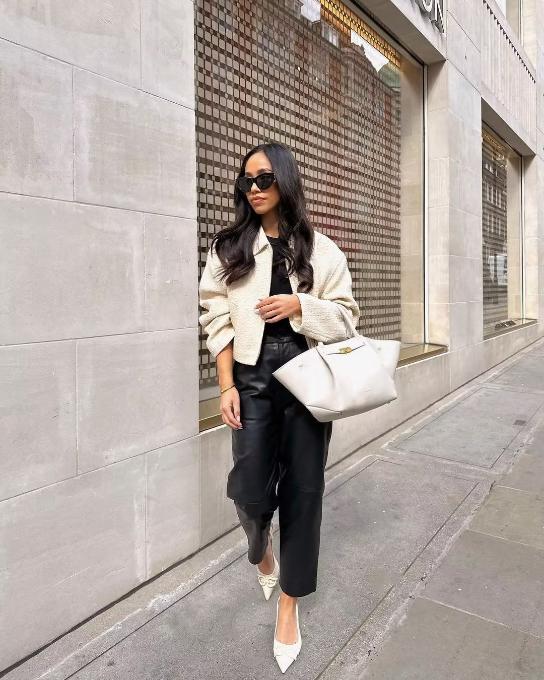 Women's Sadie Boucle Cropped Jacket 7