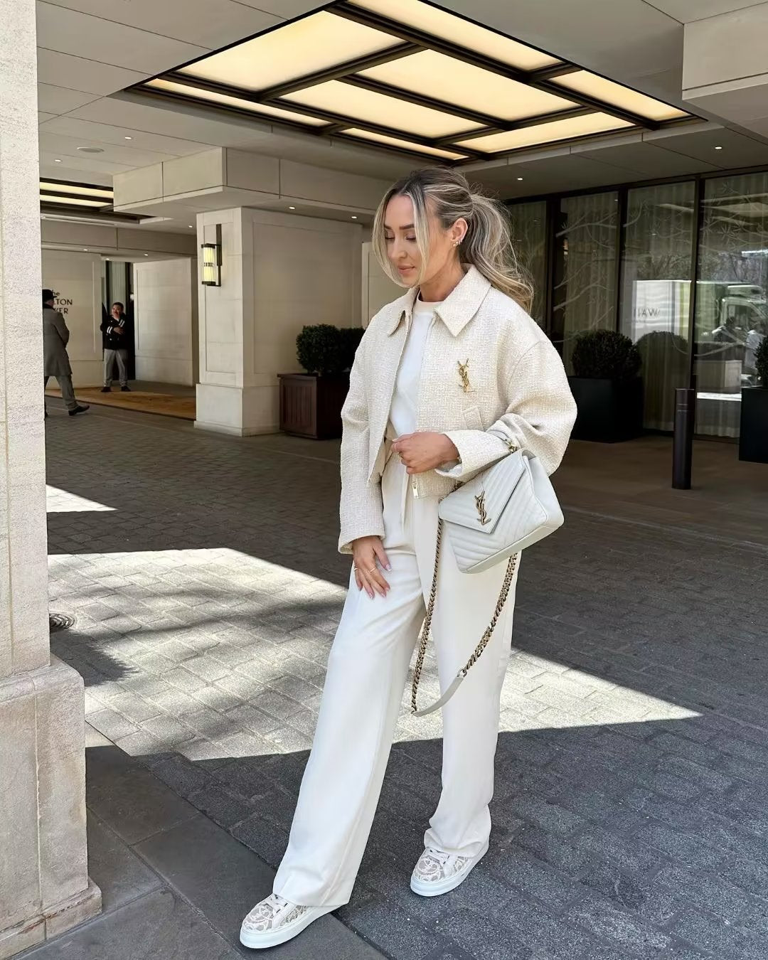 Women's Sadie Boucle Cropped Jacket 8