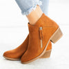 Women's Short Suede Ankle Boots 7