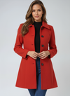 Women's Single Breasted Winter Trench Coat 10