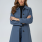 Women's Single Breasted Winter Trench Coat 8