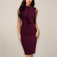 Women’s Sleeveless Sheath Cocktail Midi Dress 0