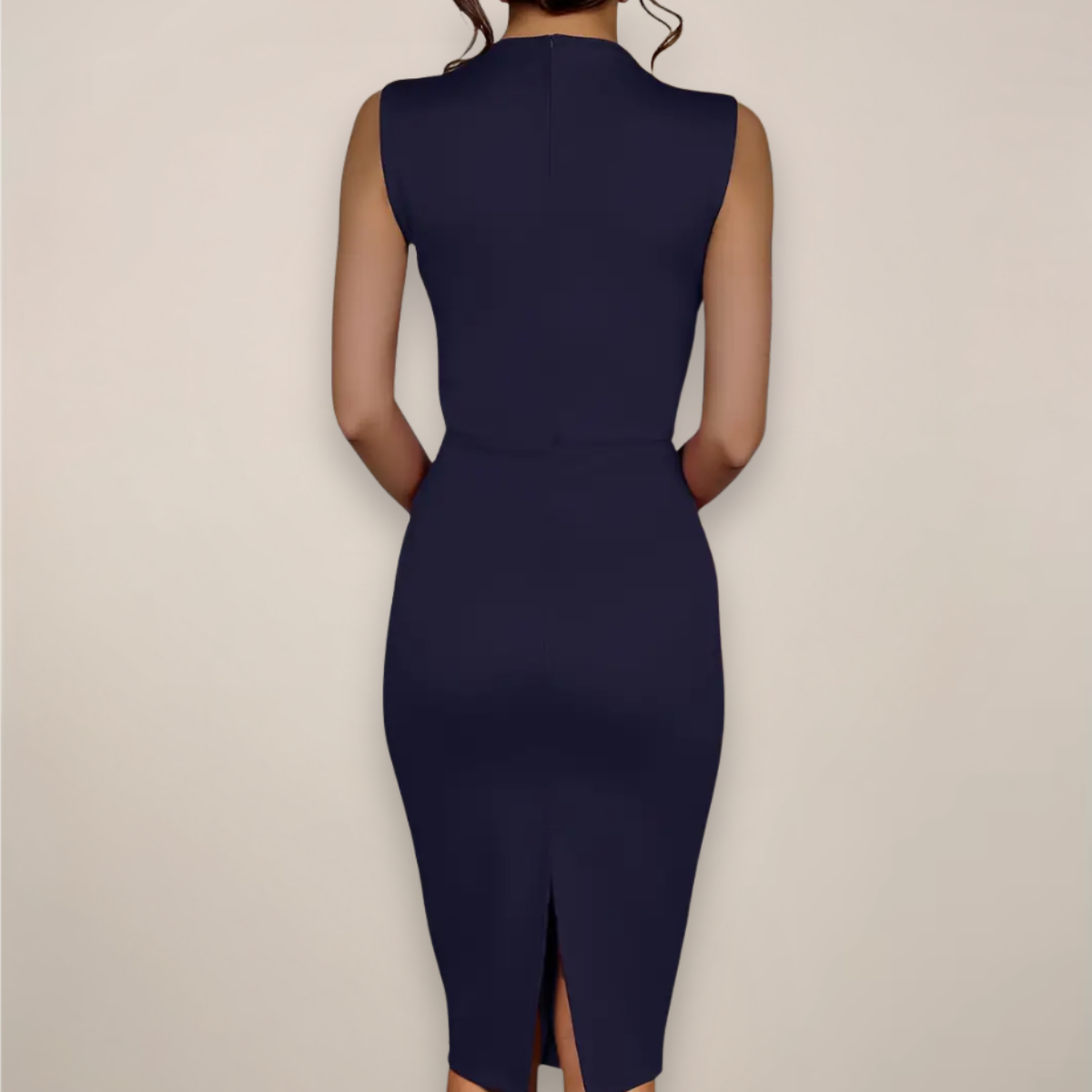 Women’s Sleeveless Sheath Cocktail Midi Dress 4