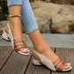 Women's Slingback Sandals with Elegant Heel 4