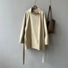 Women's Stand Collar Trench Coat 2