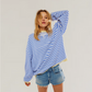 Women's Striped Oversized Sweater 1