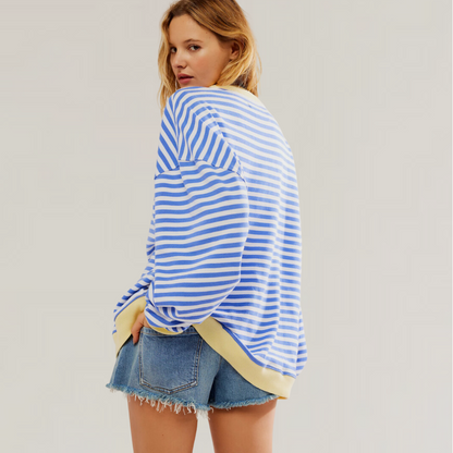 Women's Striped Oversized Sweater 2