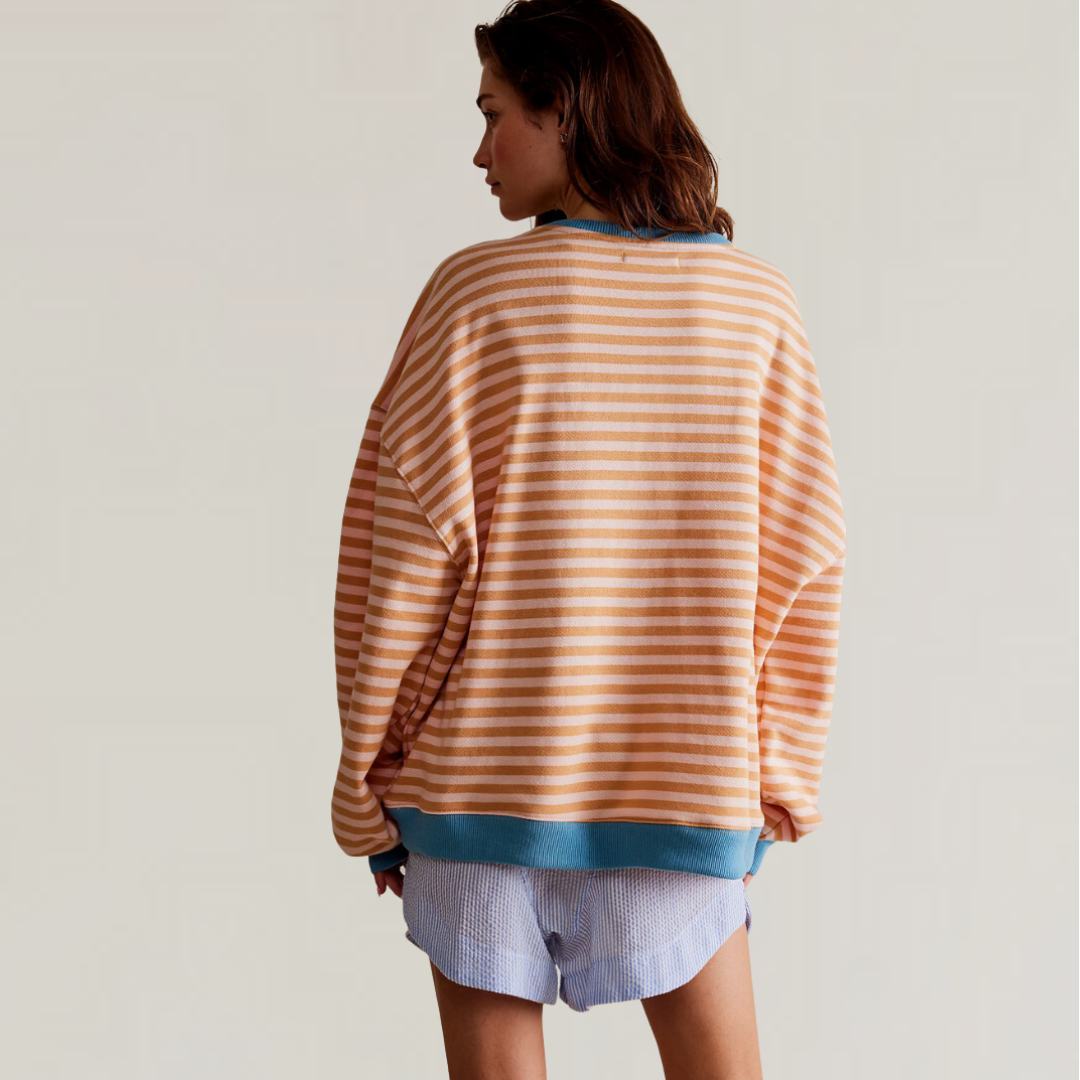 Women's Striped Oversized Sweater 3