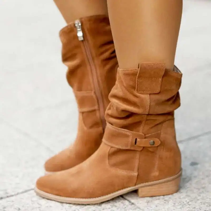 Women's Suede Knee-High Boots 3