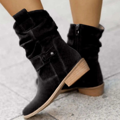 Women's Suede Knee-High Boots 4